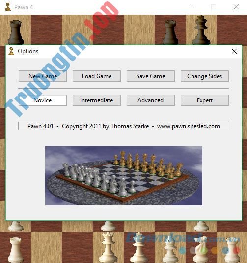 Download Pawn 4.01 – Game cờ vua cổ điển miễn phí – Trường Tín