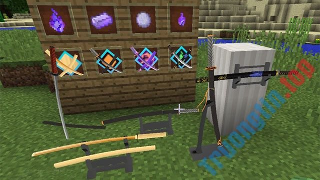 Mod bổ sung kiếm Katana