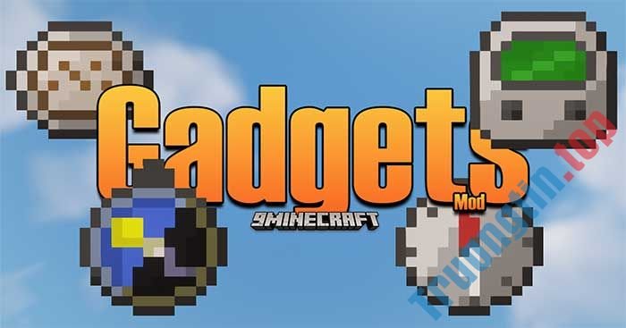 Gadgets Mod 1.16.5 sẽ giới thiệu vào Minecraft rất nhiều trang thiết bị mới
