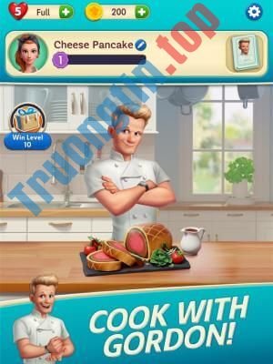 Game Gordon Ramsay Chef Blast cho bạn nấu ăn cùng đầu bếp nổi tiếng Gordon Ramsay 