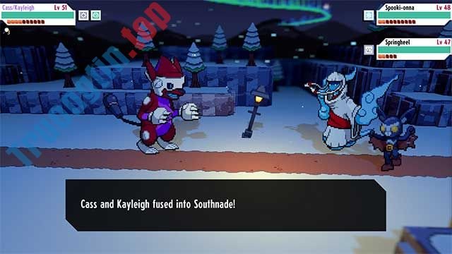 Download Cassette Beasts - Game biến hình đánh quái độc đáo - Trường Tín 5 Hợp nhất hai quái vật bất kỳ để tạo ra các dạng sinh vật độc đáo