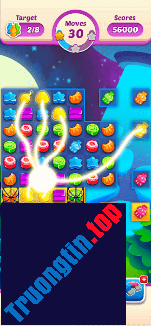 Jelly Juice là game xếp kẹo match-3 đầy màu sắc