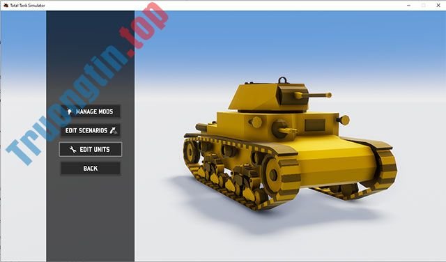 Total Tank Simulator giới thiệu Unit Editor - công cụ thiết kế đơn vị quân và tùy chỉnh sáng tạo