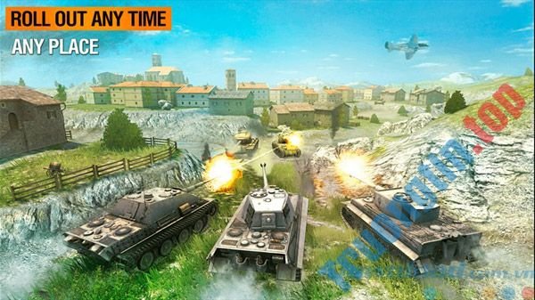 Giao diện game World of Tanks Blitz cho Windows 10