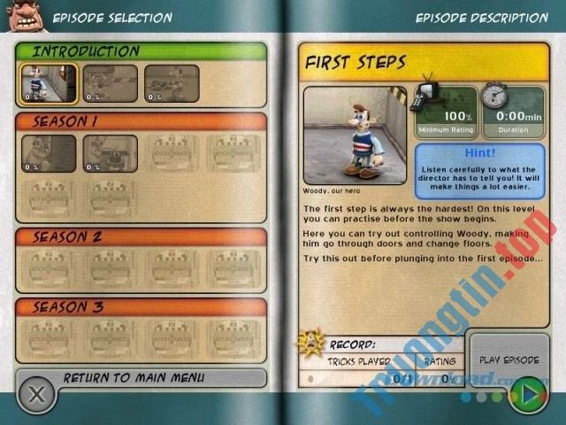 Lựa chọn bài chơi ưa thích trong game chiến thuật trí tuệ Neighbours from Hell cho máy tính