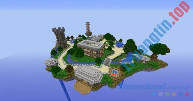 Download SkyBlock Map Mod – Mod bản đồ sinh tồn hay cho Minecraft – Trường Tín