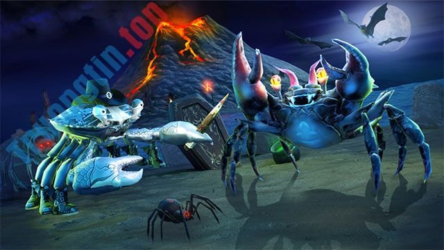 Download King of Crabs Season 2 - Game đấu trường cua khốc liệt - Trường Tín 4 King of Crabs Season 2 với chủ đề Lễ hội ma Halloween
