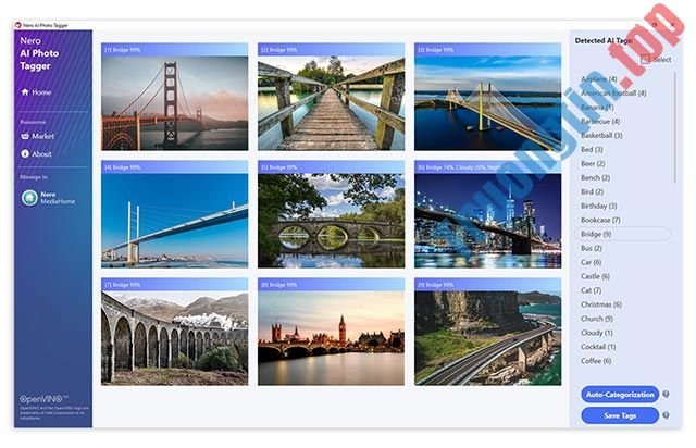 Cải tiến AI trên Nero Platinum 2021 Suite để tag anh thông minh hơn