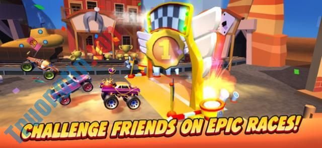 Download Nitro Jump Racing cho Android 1.7.7 – Game đua xe vượt dốc thú vị