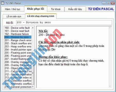 Download V-Pascal 2.10.12.05 – Công cụ hỗ trợ lập trình Pascal – Trường Tín