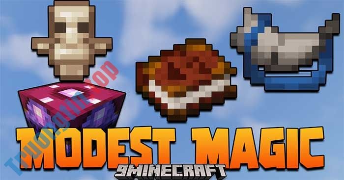 Download Modest Magic Mod - Mod Minecraft Vật phẩm ma thuật - Trường Tín 1 Modest Magic Mod 1.16.5 sẽ thêm vào Minecraft một số hiện vật có thể tạo ra phép thuật