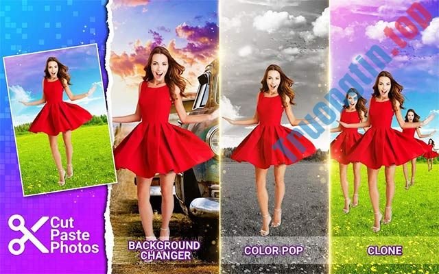 Download Cut Paste Photos cho Android 9.20.1 - Ứng dụng cắt dán ảnh đơn giản trên Android 1 Cut Paste Photos mang đến hàng trăm công cụ cắt dán, sửa ảnh thú vị