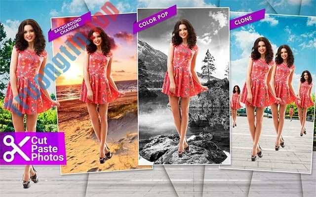 Download Cut Paste Photos cho Android 9.20.1 - Ứng dụng cắt dán ảnh đơn giản trên Android 4 Cut Paste Photos for Android là app ghép ảnh, sửa ảnh sáng tạo