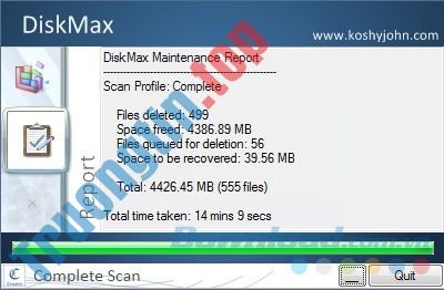 Download DiskMax – Dọn dẹp & Tối ưu hiệu suất máy tính