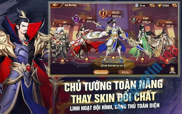 Download Tân OMG3Q VNG – Game thẻ tướng chiến thuật Tam Quốc – Trường Tín