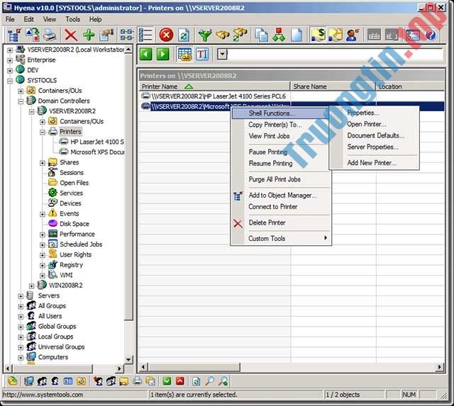 Download Hyena 14.4 - Phần mềm kiểm soát và quản trị mạng - Trường Tín 2 Hyena cung cấp các giải pháp end-to-end được thiết kế cho Windows