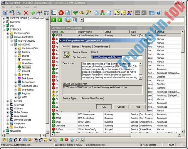 Download Hyena 14.4 – Phần mềm kiểm soát và quản trị mạng – Trường Tín
