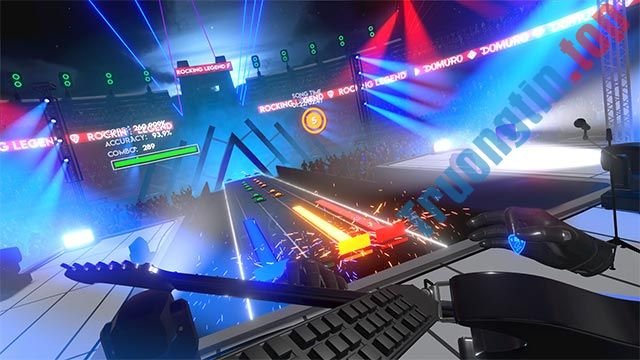 Chế độ chơi thực tế ảo trong Rocking Legend VR mang đến trải nghiệm hoàn toàn khác biệt