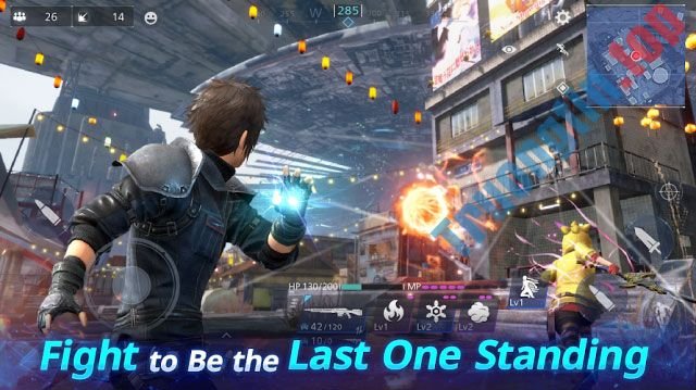 Game&nbsp;FFVII&nbsp;The&nbsp;First&nbsp;Soldier&nbsp;có&nbsp;yếu&nbsp;tố&nbsp;Battle&nbsp;Royale,&nbsp;yêu&nbsp;cầu&nbsp;bạn&nbsp;chiến&nbsp;đấu&nbsp;cho&nbsp;tới&nbsp;khi&nbsp;tìm&nbsp;ra&nbsp;người&nbsp;cuối&nbsp;cùng&nbsp;sống&nbsp;sót