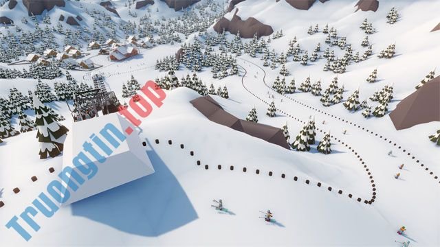 Game Snowtopia sở hữu đồ họa vẽ tay ấn tượng