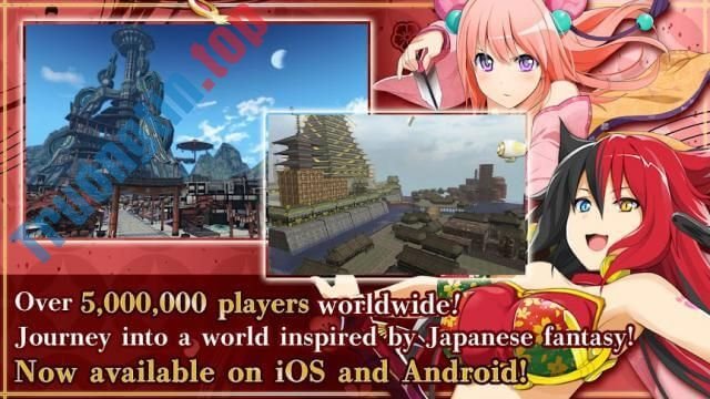 Cùng hơn 5 triệu người chơi bước vào hành trình trong thế giới giả tưởng phong cách Nhật Bản