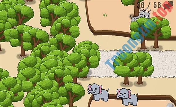 Cha mẹ và các bạn nhỏ cùng nhau xây dựng, khám phá công viên trong game Alpha Zoo