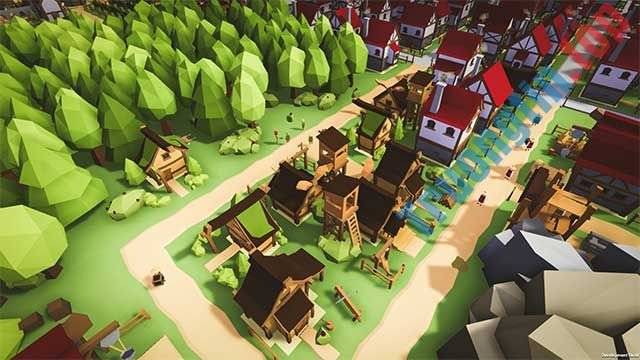 LowPolis là game chiến thuật kết hợp xây dựng thành phố cổ điển