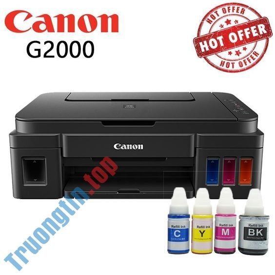 【Canon】 Trung tâm nạp mực máy in Canon PIXMA G2000 – Dịch vụ tận nơi