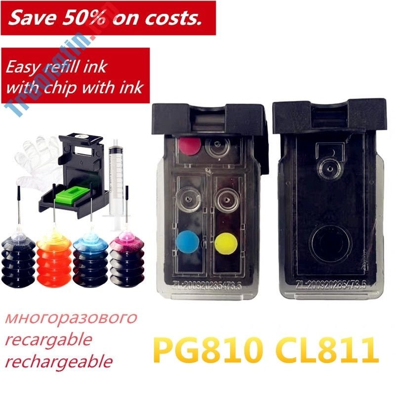PG810 CL811 Lọ Hộp Mực Tương Thích Cho Máy Canon Pixma IP2770 IP2772 MX328  MX338 MX347 MX357 MP237 MP245 Máy In|ink cartridge|ink cartridge for  canoncartridge for canon - AliExpress