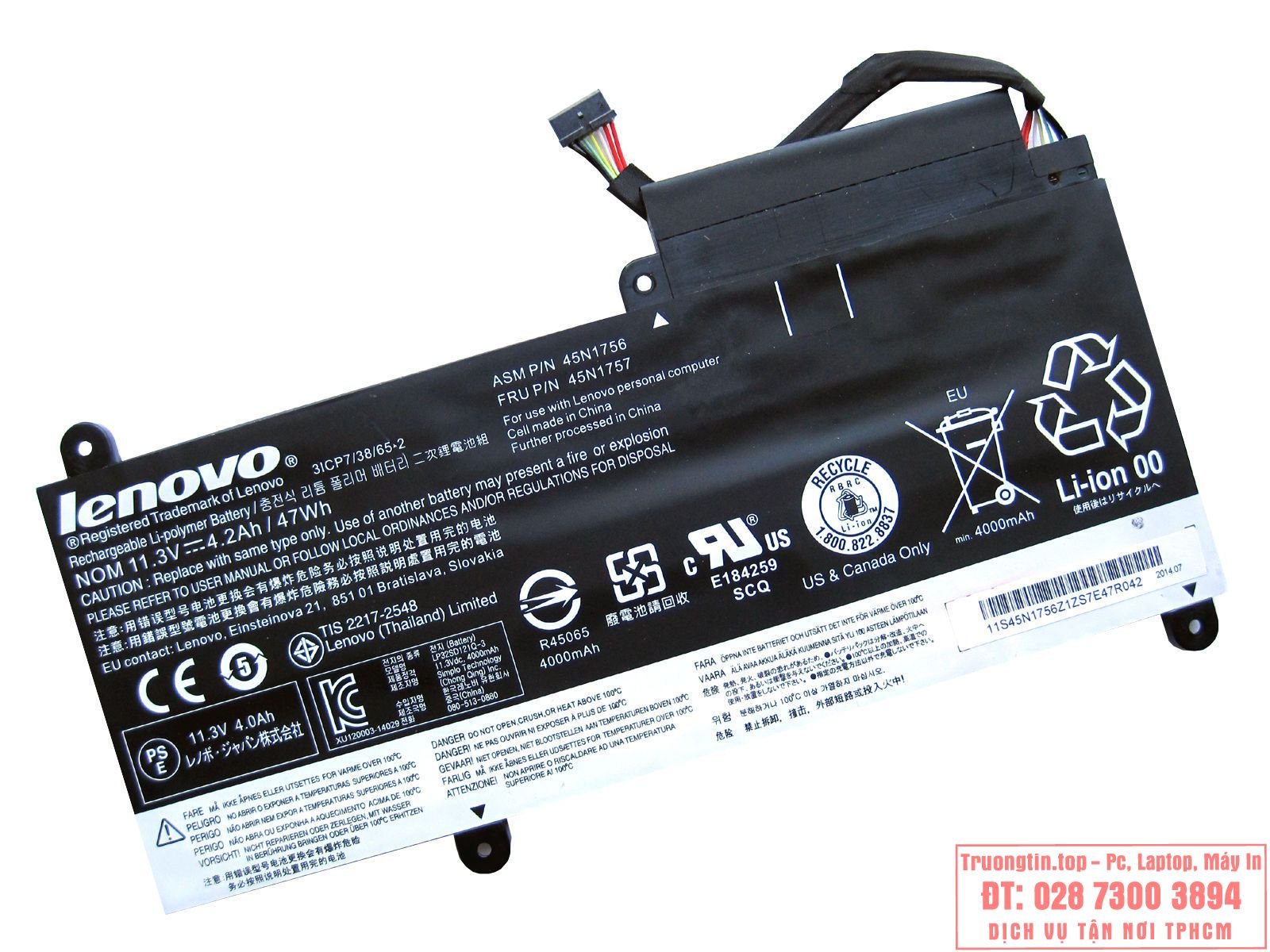  Pin Laptop Lenovo S410 Giá Rẻ Nhất