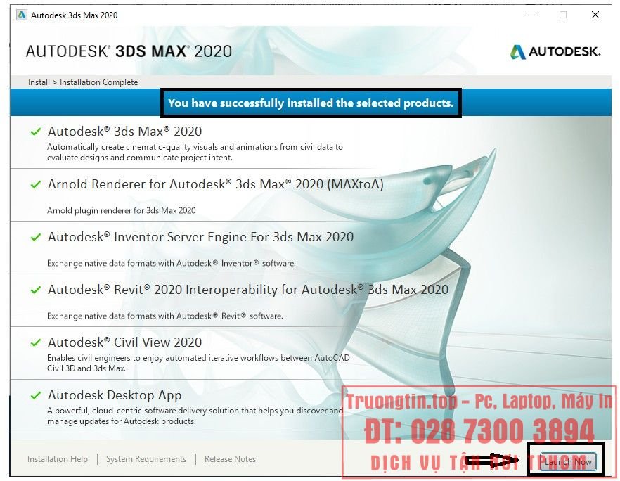  Cài Autodesk 3ds Max Quận 6 - Giá Rẻ Uy Tín