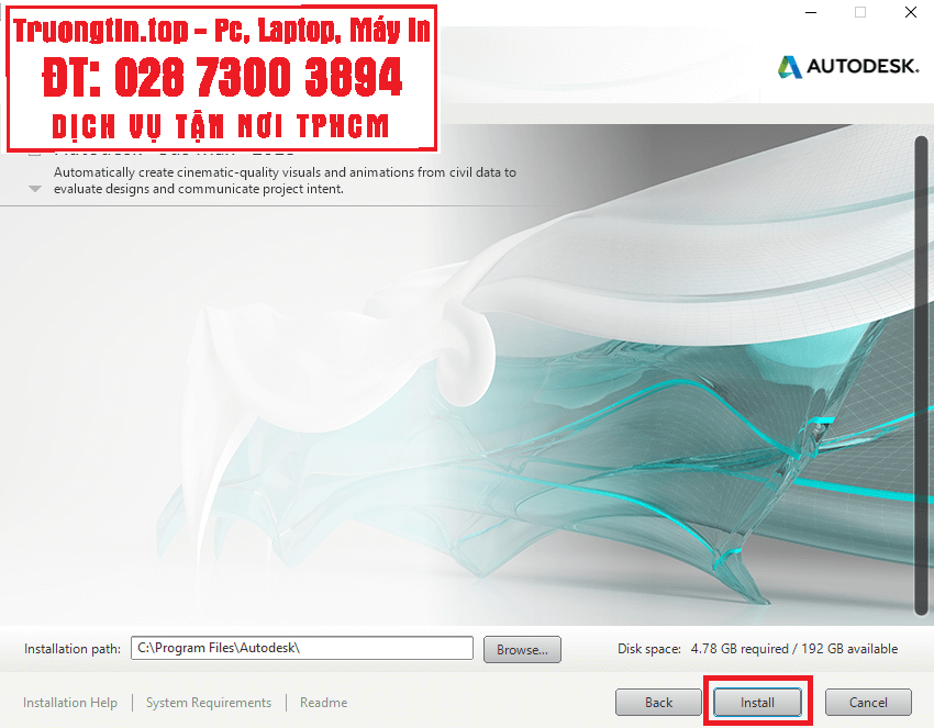 Cài Autodesk 3ds Max Huyện Bình Chánh – Giá Rẻ Uy Tín