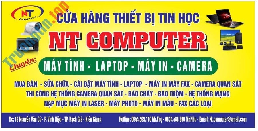 Top 5️ Địa Chỉ Sửa Laptop Uy Tín Ở Tại Kiên Giang