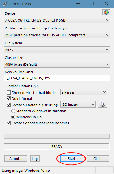 Thiết&nbsp;lập&nbsp;Rufus
