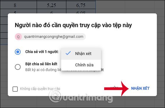 Cách giao việc trong Google Sheets