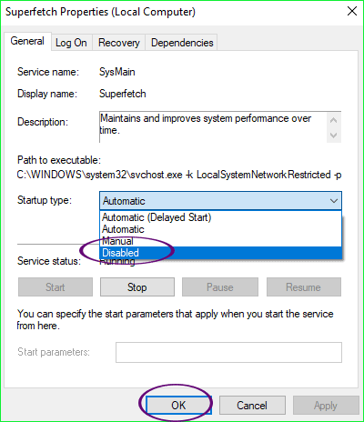 Chọn&nbsp;Disable&nbsp;để&nbsp;vô&nbsp;hiệu&nbsp;hóa