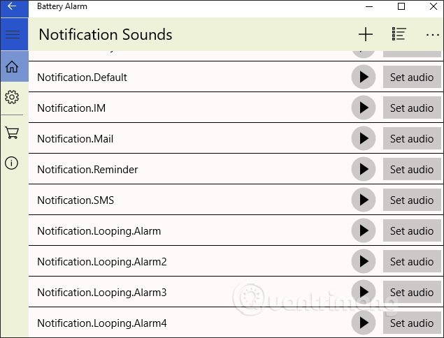 Danh&nbsp;sách&nbsp;âm&nbsp;thông&nbsp;báo