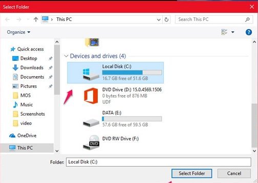 Chọn&nbsp;phân&nbsp;vùng&nbsp;cài&nbsp;đặt&nbsp;Windows