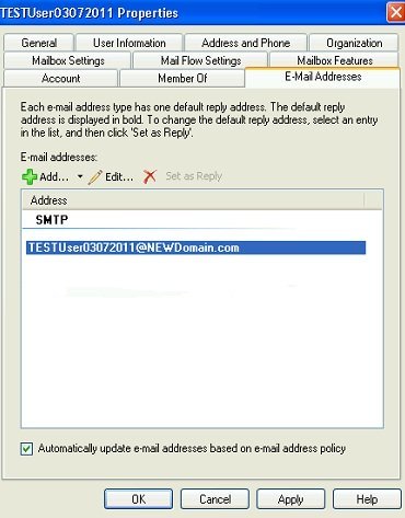 Xóa bỏ phần domain SMTP cũ khỏi mailbox Exchange 2007