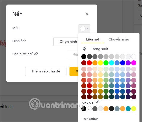 Nhấn&nbsp;chọn&nbsp;màu&nbsp;sắc