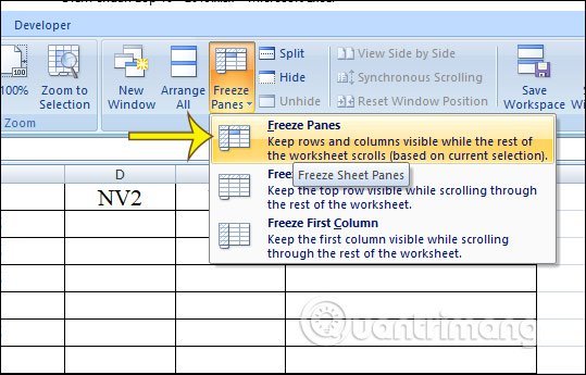 Cố&nbsp;định&nbsp;nhiều&nbsp;hàng&nbsp;