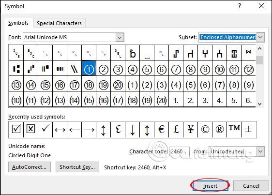 Chọn&nbsp;số&nbsp;khoanh&nbsp;tròn