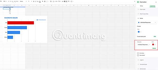 Hãy&nbsp;quay&nbsp;lại&nbsp;menu&nbsp;drop-down&nbsp;Series&nbsp;và&nbsp;chọn&nbsp;màu&nbsp;mới&nbsp;từ&nbsp;bảng&nbsp;màu