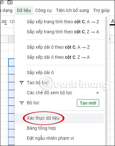 Xác&nbsp;thực&nbsp;dữ&nbsp;liệu&nbsp;