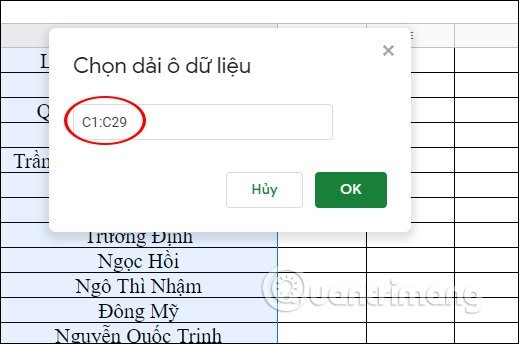 Khoanh&nbsp;vùng&nbsp;dữ&nbsp;liệu&nbsp;