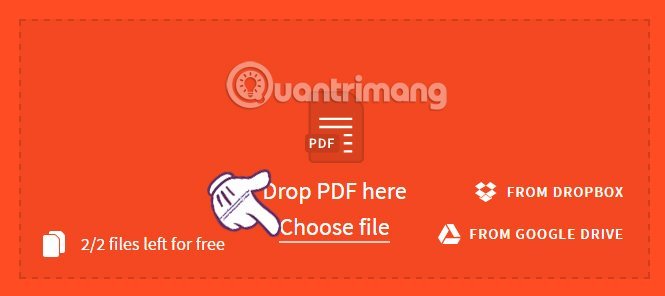 Chọn&nbsp;file&nbsp;PDF&nbsp;muốn&nbsp;nén&nbsp;trên&nbsp;Smallpdf