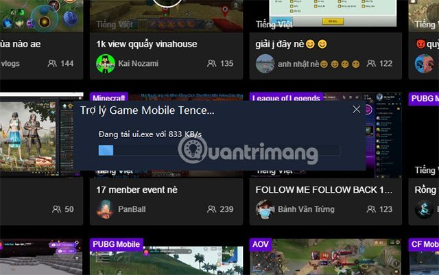 Đang&nbsp;tải&nbsp;bản&nbsp;cập&nbsp;nhật&nbsp;mới&nbsp;Tencent&nbsp;Gaming&nbsp;Buddy