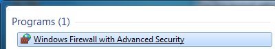 &nbsp;chọn&nbsp;Windows&nbsp;Firewall&nbsp;with&nbsp;Advanced&nbsp;Security