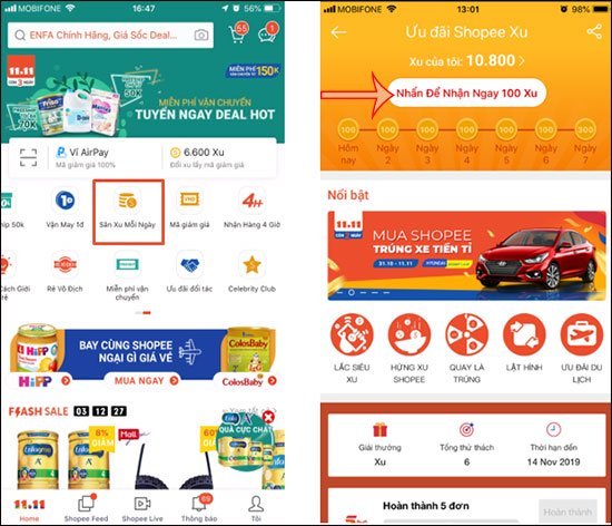 Săn&nbsp;xu&nbsp;mỗi&nbsp;ngày