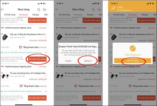 Nhận&nbsp;xu&nbsp;trên&nbsp;Shopee&nbsp;Mall&nbsp;